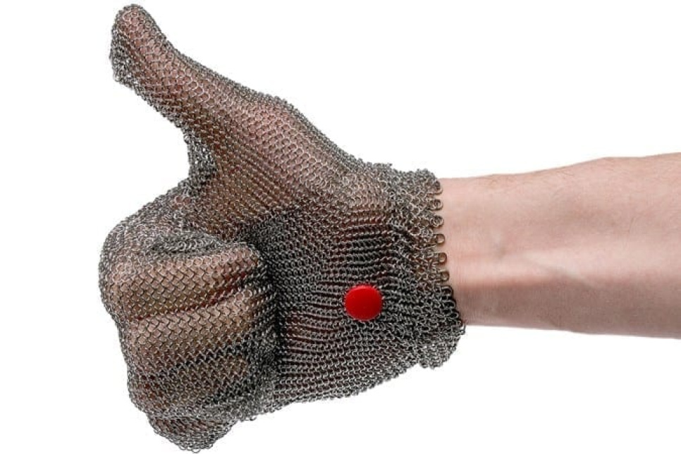 Protective glove in stainless steel, one size - Novac in the group Cooking / Kitchen textiles / Protective gloves at KitchenLab (1813-18559)