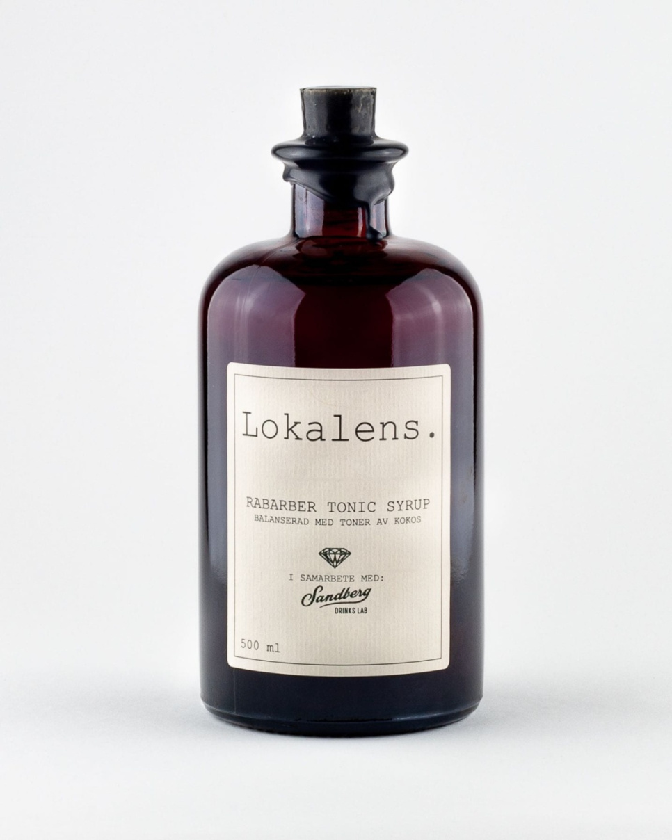 Rhabarber Tonic Sirup, 500 ml - Sandberg Drinks Lab & Local. in der Gruppe Kochen / Kolonial bei The Kitchen Lab (1821-23242)