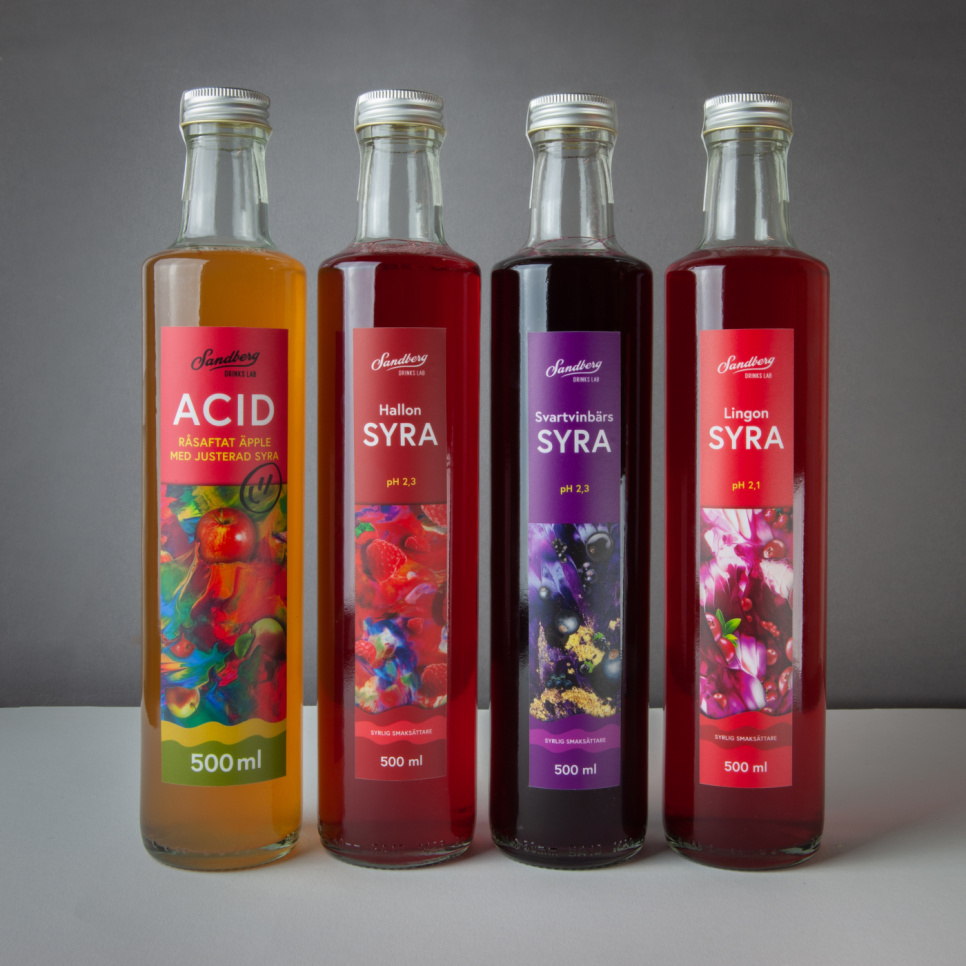 Acide de cassis, 500 ml - Sandberg Drinks Lab