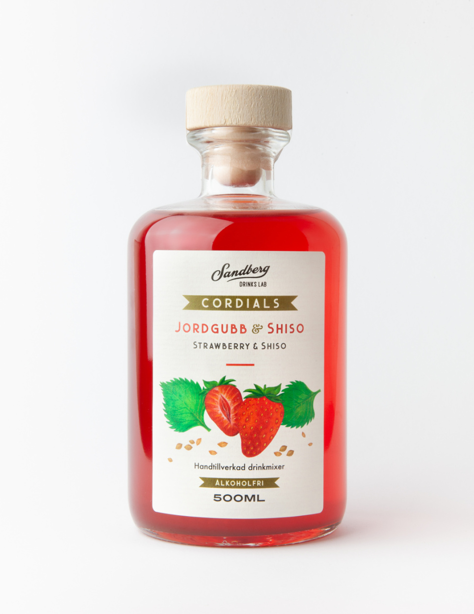 Cordials, Strawberry & Shiso - Sandberg Drinks Lab in the group Bar & Wine / Bar equipment / Other bar equipment at KitchenLab (1821-29580)