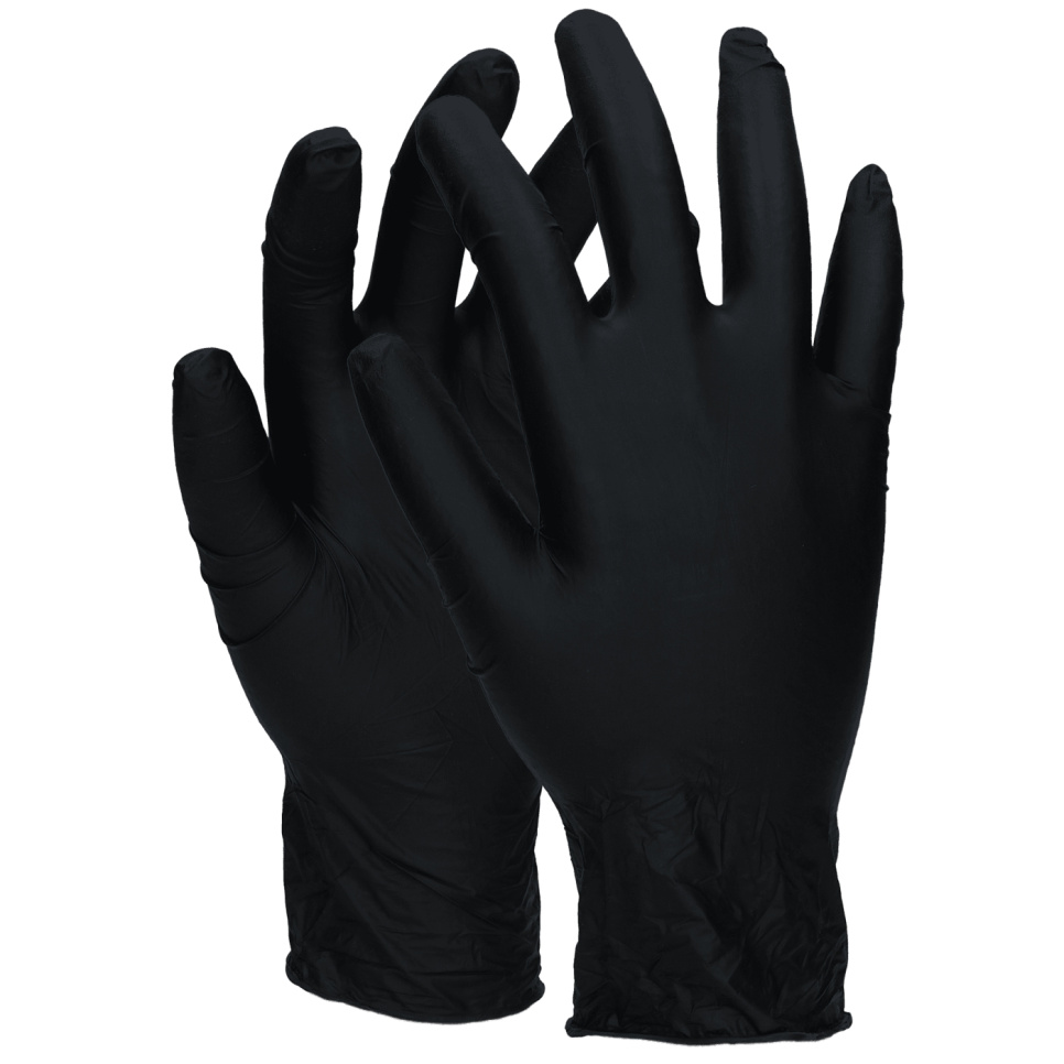 Nitrile gloves, black, 200-pack in the group Cooking / Kitchen utensils / Consumables at KitchenLab (1822-18798)
