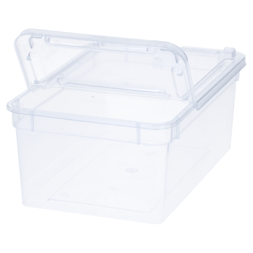 Pot en plastique avec couvercle à charnière - 1,3L dans le groupe Cuisine / Ustensiles de cuisine / Mise en place l\'adresse The Kitchen Lab (1822-27912)