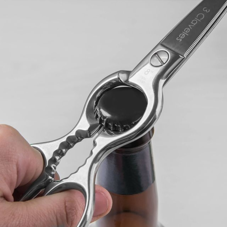 Multifunctional scissors in stainless steel - 3 Claveles