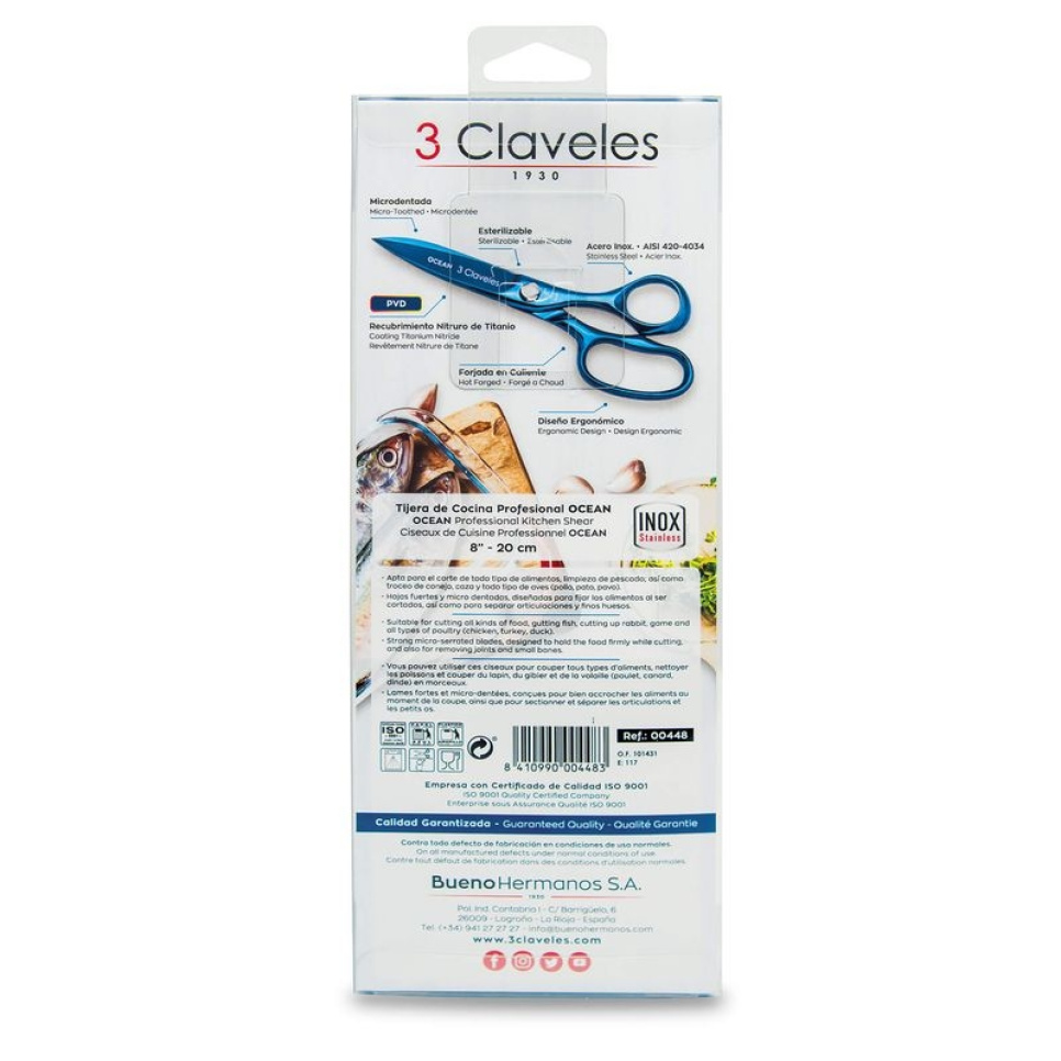 Küchenschere, Ocean - 3 Claveles