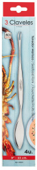 Seafood fork, 23 cm, 4-pack - 3 Claveles