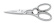 Kitchen scissors in stainless steel, Star - 3 Claveles