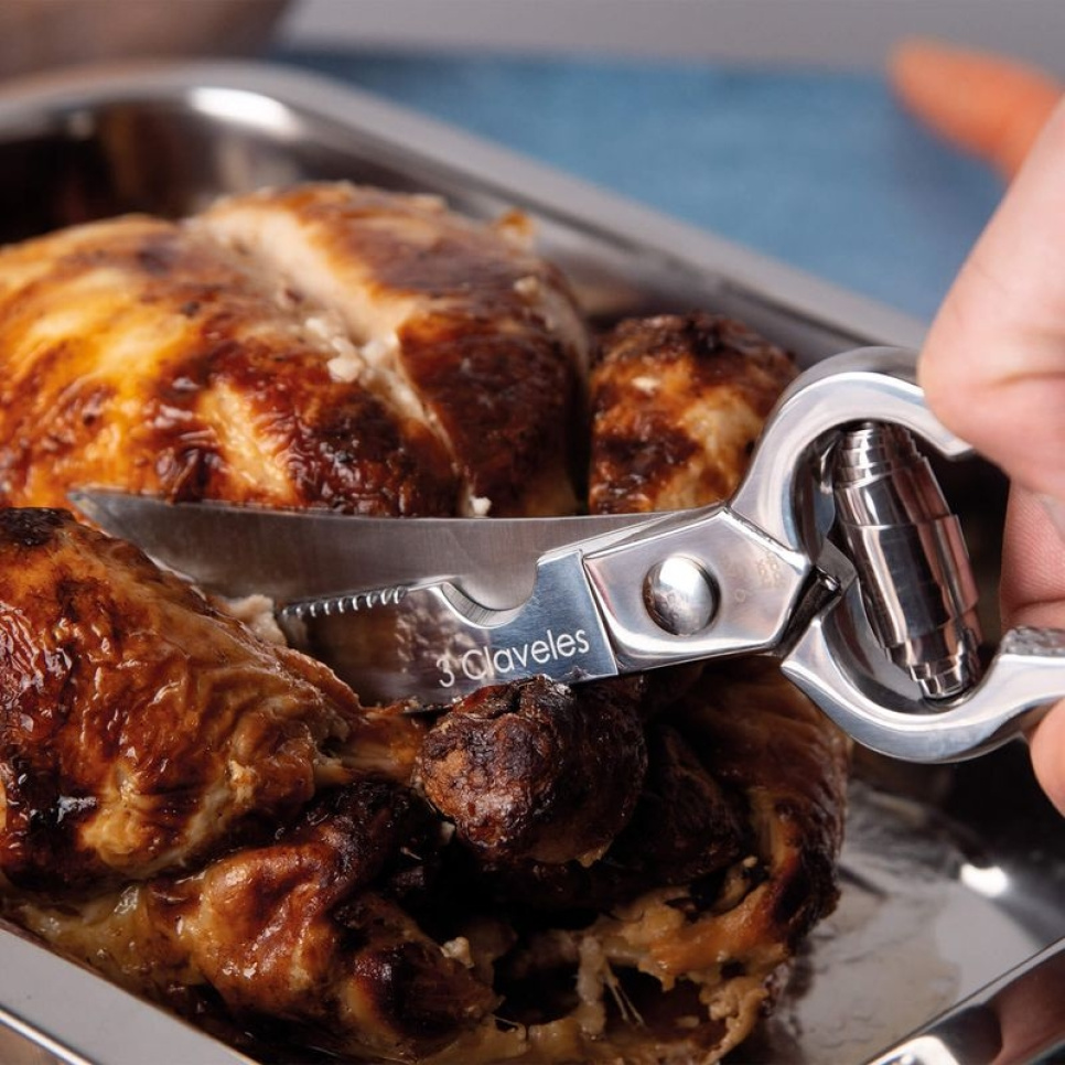 Professionelle Geflügelschere mit Feder - 3 Claveles