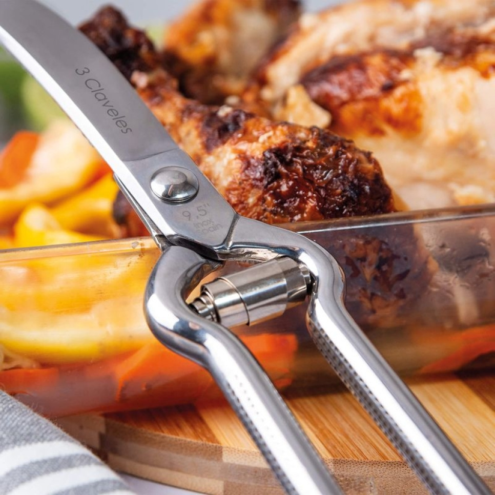 Ciseaux à volaille avec ressort - 3 Claveles