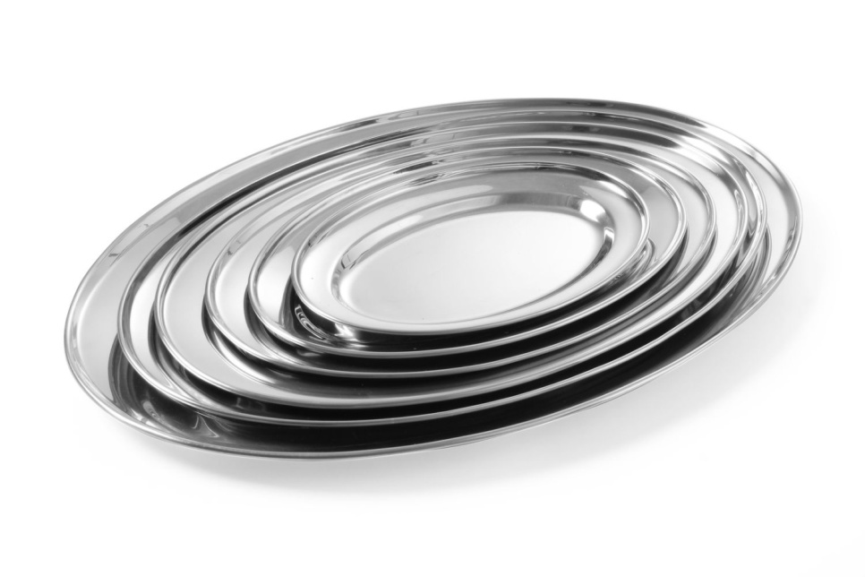 Plat de service, ovale - Hendi dans le groupe Arts de la table / Assiettes, Bols et Plats / De la graisse l\'adresse The Kitchen Lab (1825-33974)