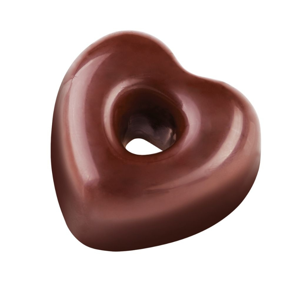 Pralinenform, Fabrizio Fiorani, PC55, Herz, 21 Pralinen - Pavoni in der Gruppe Backen / Backformen / Pralinenformen bei The Kitchen Lab (1827-20277)