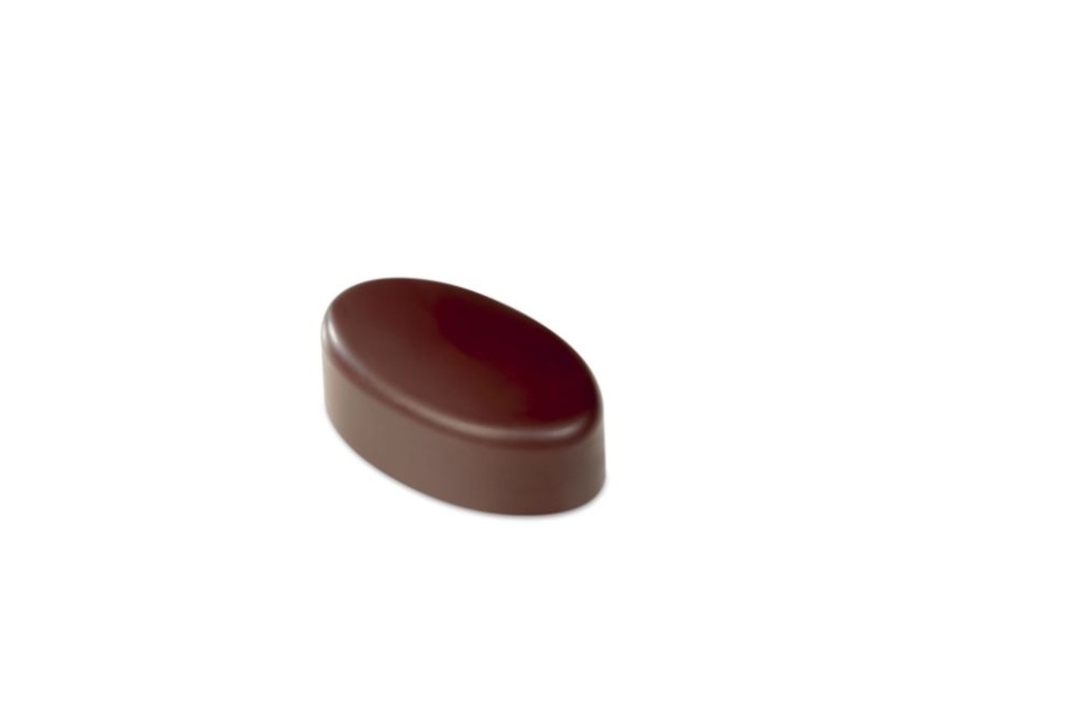Praline mould, PC115, oval, smooth, 21 pralines - Pavoni in the group Baking / Baking moulds / Praline moulds at KitchenLab (1827-20281)