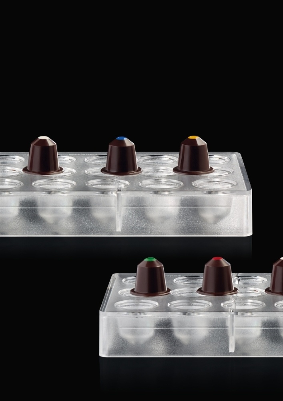 Praline mould, PC36, capsule, 21 pralines - Pavoni in the group Baking / Baking moulds / Praline moulds at KitchenLab (1827-20282)