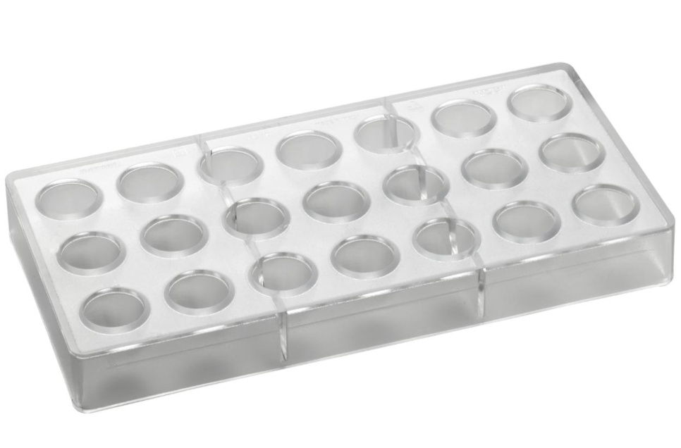 Praline mould, PC37, dome, 21 pralines - Pavoni in the group Baking / Baking moulds / Praline moulds at KitchenLab (1827-20283)