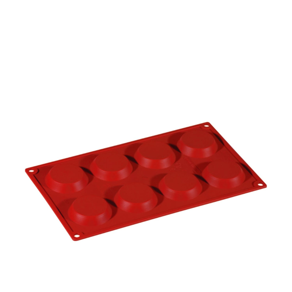 Baking mould in silicone, Florentine, 8 pcs - Pavoni in the group Baking / Baking moulds / Silicone moulds at KitchenLab (1827-20832)