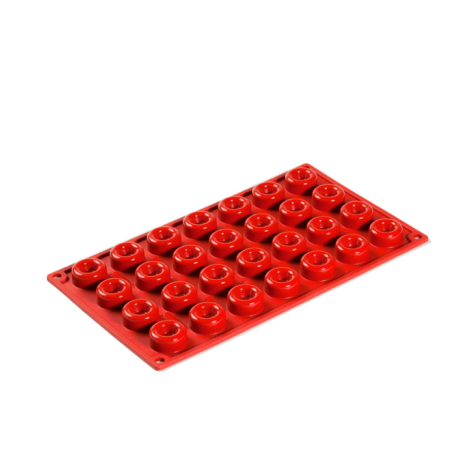 Baking form in silicone, small savarin, 28 pcs - Pavoni in the group Baking / Baking moulds / Silicone moulds at KitchenLab (1827-20838)