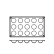 Baking tin in silicone, half sphere, 15 pcs - Pavoni