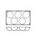 Baking mould in silicone, half sphere, 5 pcs - Pavoni