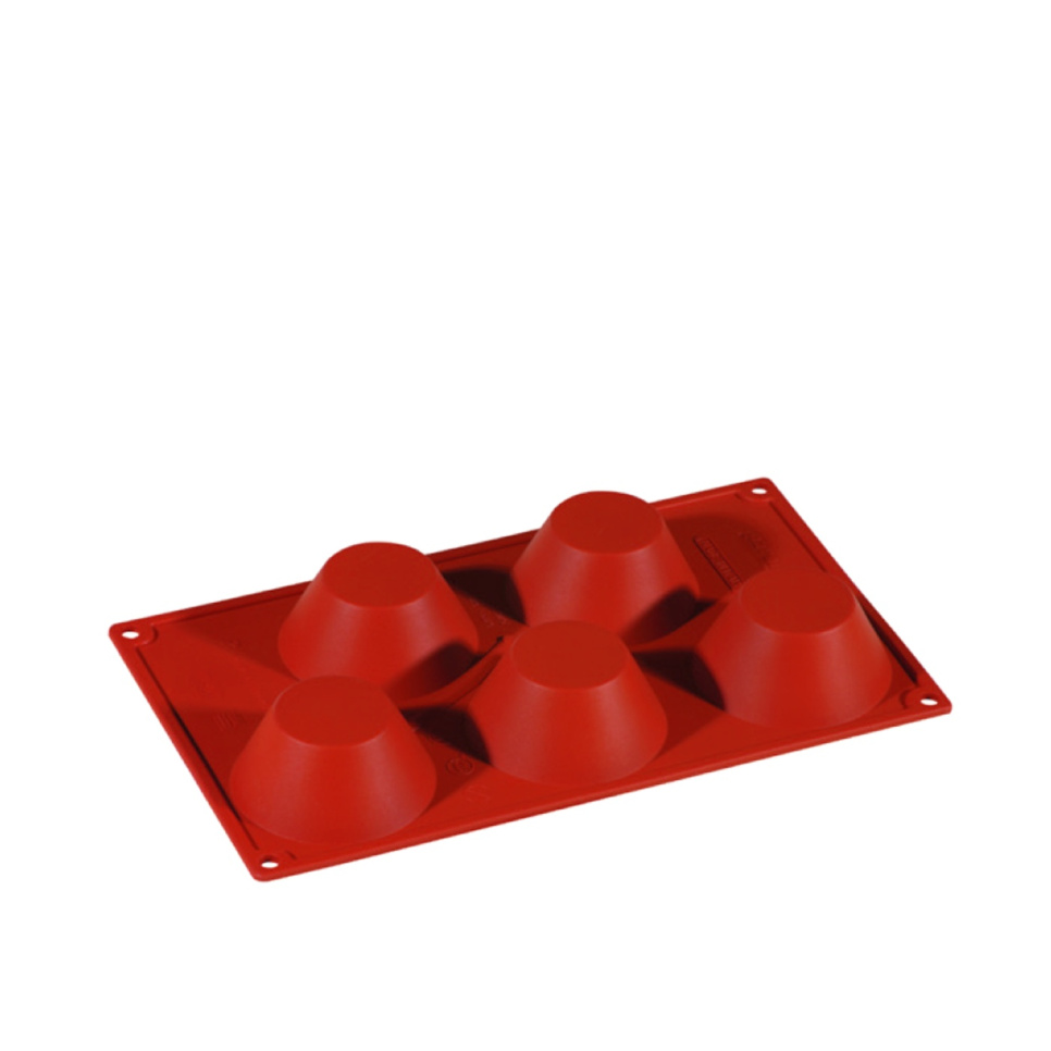 Baking mould in silicone, muffin, 5 pcs - Pavoni in the group Baking / Baking moulds / Silicone moulds at KitchenLab (1827-20846)