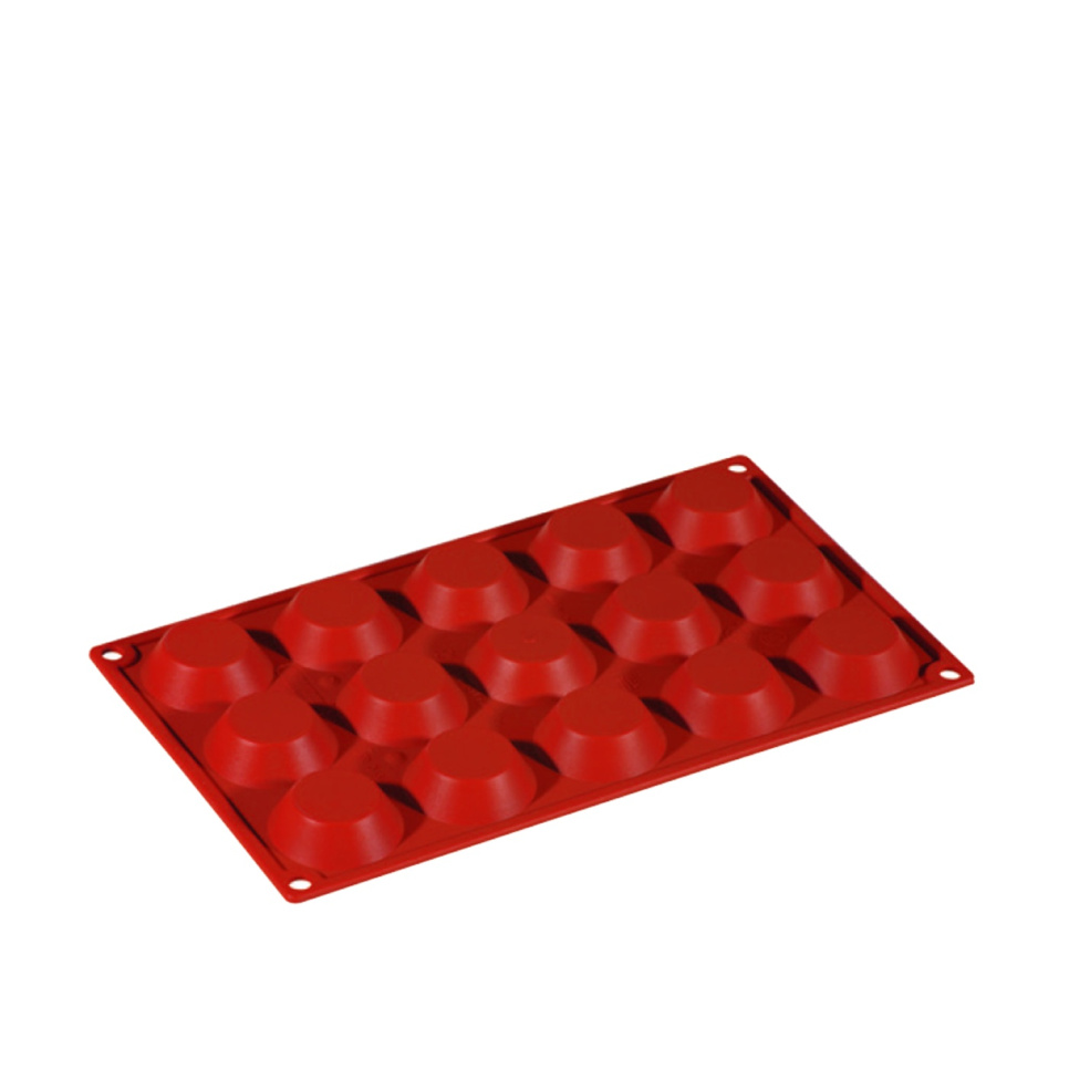 Baking tin in silicone, tartlet, 15 pcs - Pavoni in the group Baking / Baking moulds / Silicone moulds at KitchenLab (1827-20847)