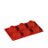 Baking tin in silicone, deep brioche, 6 pcs - Pavoni