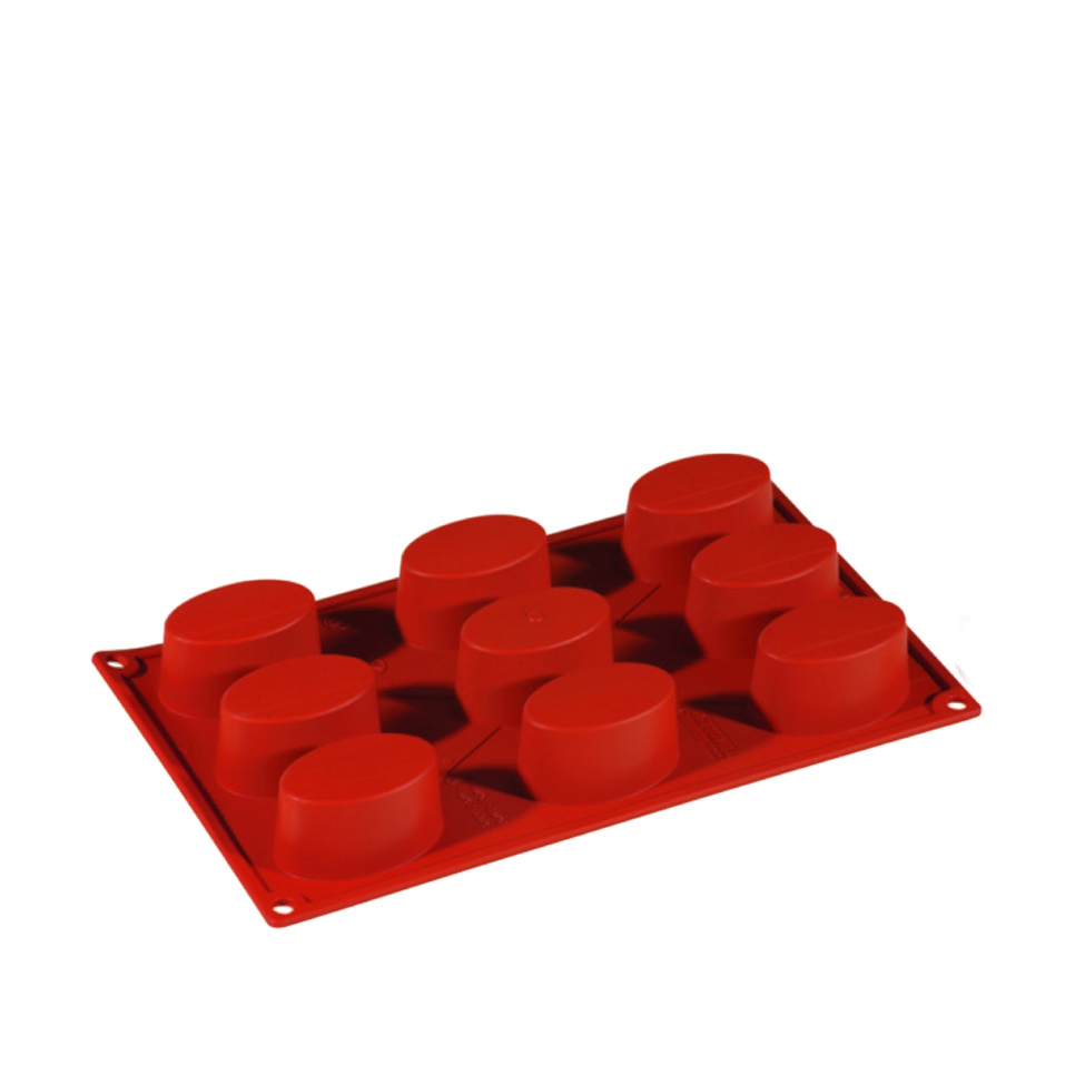 Baking mould in silicone, oval, 9 pcs - Pavoni in the group Baking / Baking moulds / Silicone moulds at KitchenLab (1827-20860)