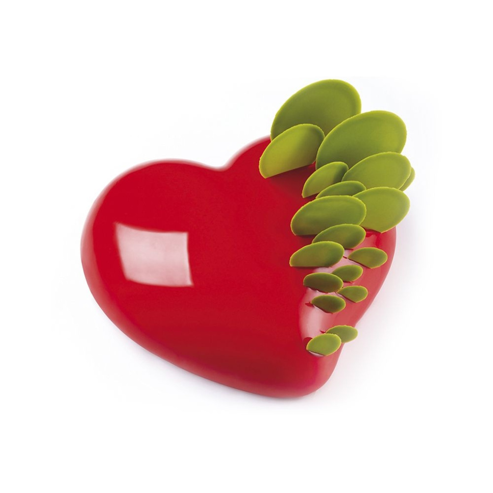 Cake shape in silicone 3D cake, ke016, passion, heart - Pavoni in the group Baking / Baking moulds / Silicone moulds at KitchenLab (1827-27468)