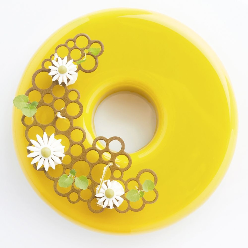 Forme de silicone pour Tuile Pr004, cercles en couronne, pavodecor - Pavoni