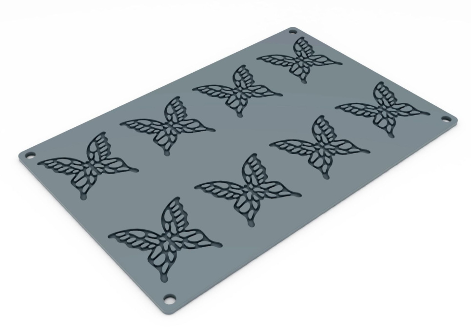 Silicone shape for Tuile GG050 Large Butterfly, Gourmand Pavoni