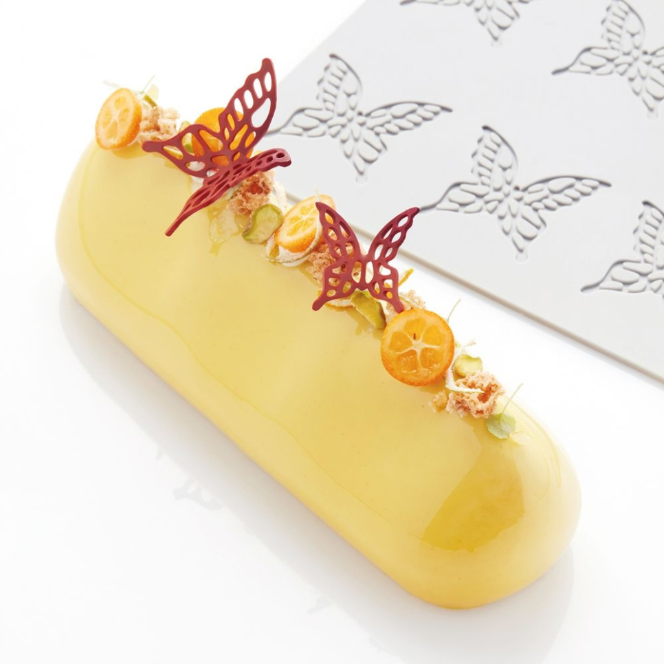 Silicone shape for Tuile GG051, Small Butterfly, Gourmand - Pavoni