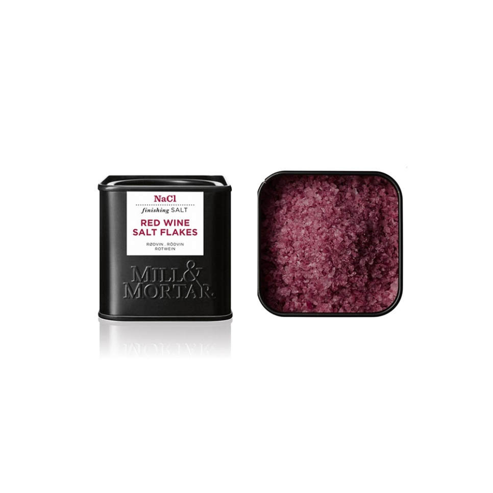 Red wine salt, 80 grams - Mill & Mortar in the group Cooking / Spices & Flavourings / Salt at KitchenLab (1840-21830)