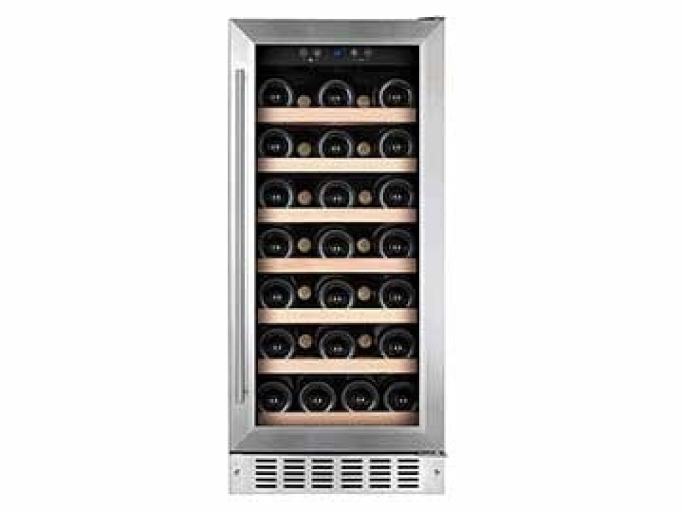 Wine cooler, Premium, WPQ38SCS (34 bottles) - Temptech in the group Kitchen appliances / Cool & Freeze / Wine Fridges at KitchenLab (1841-24497)