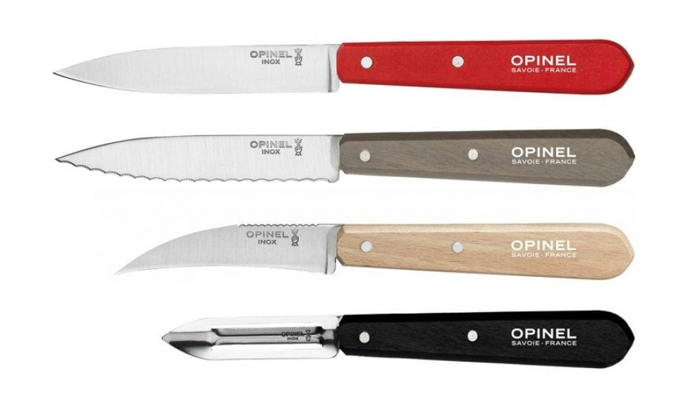 Coffret de couteaux en quatre parties, Loft, Les Essentiels - Opinel dans le groupe Cuisine / Couteaux de cuisine / Set de couteaux l\'adresse The Kitchen Lab (1861-22652)