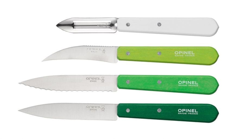 Knife set in four parts, Primavera, Essentials - Opinel in the group Cooking / Kitchen knives / Knife set at KitchenLab (1861-22653)