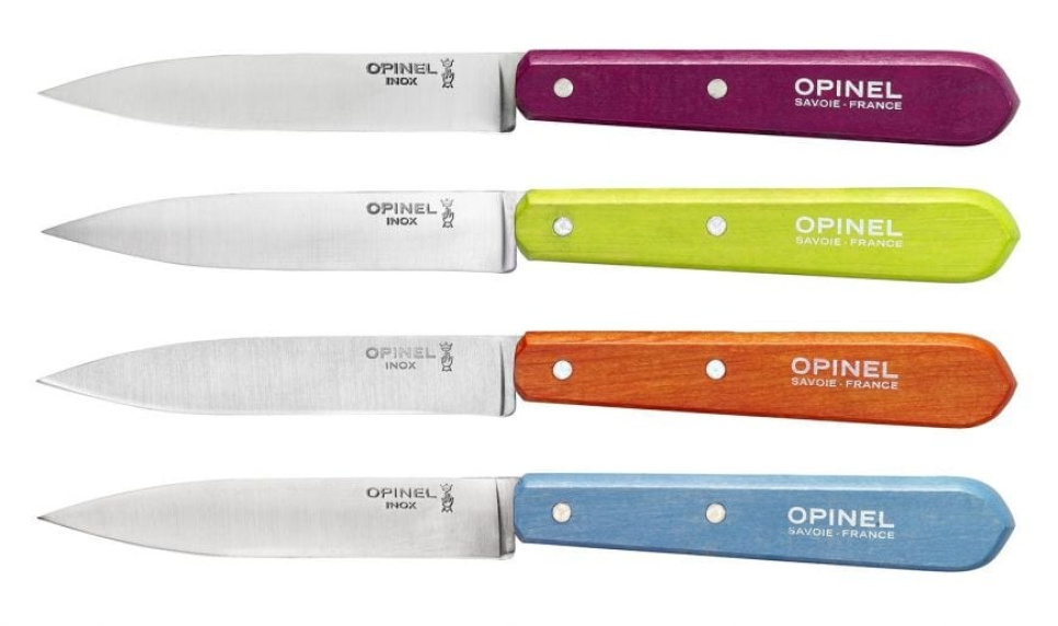 Four piece knife set, Sweet Pop Colours - Opinel in the group Cooking / Kitchen knives / Knife set at KitchenLab (1861-22656)