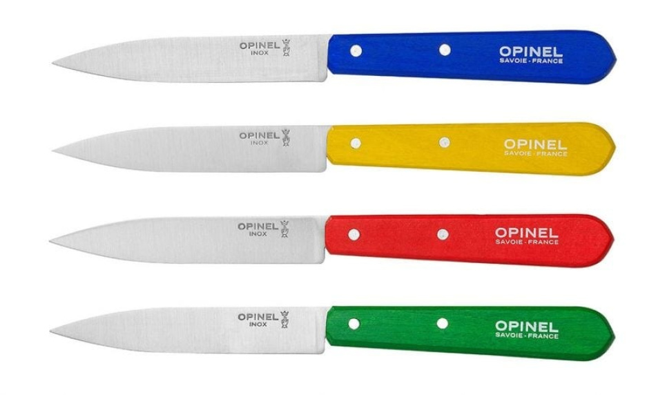 Knife set in four parts, classic Colours - Opinel in the group Cooking / Kitchen knives / Knife set at KitchenLab (1861-22657)