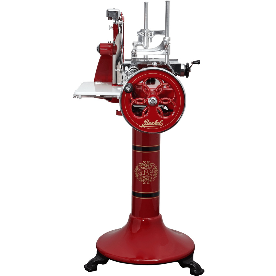 Stand for Slicer P15, Red with gold decor - Berkel in the group Kitchen appliances / Cutting & Grinding / Cutting machines / Accessories for cutting machines at KitchenLab (1870-22937)