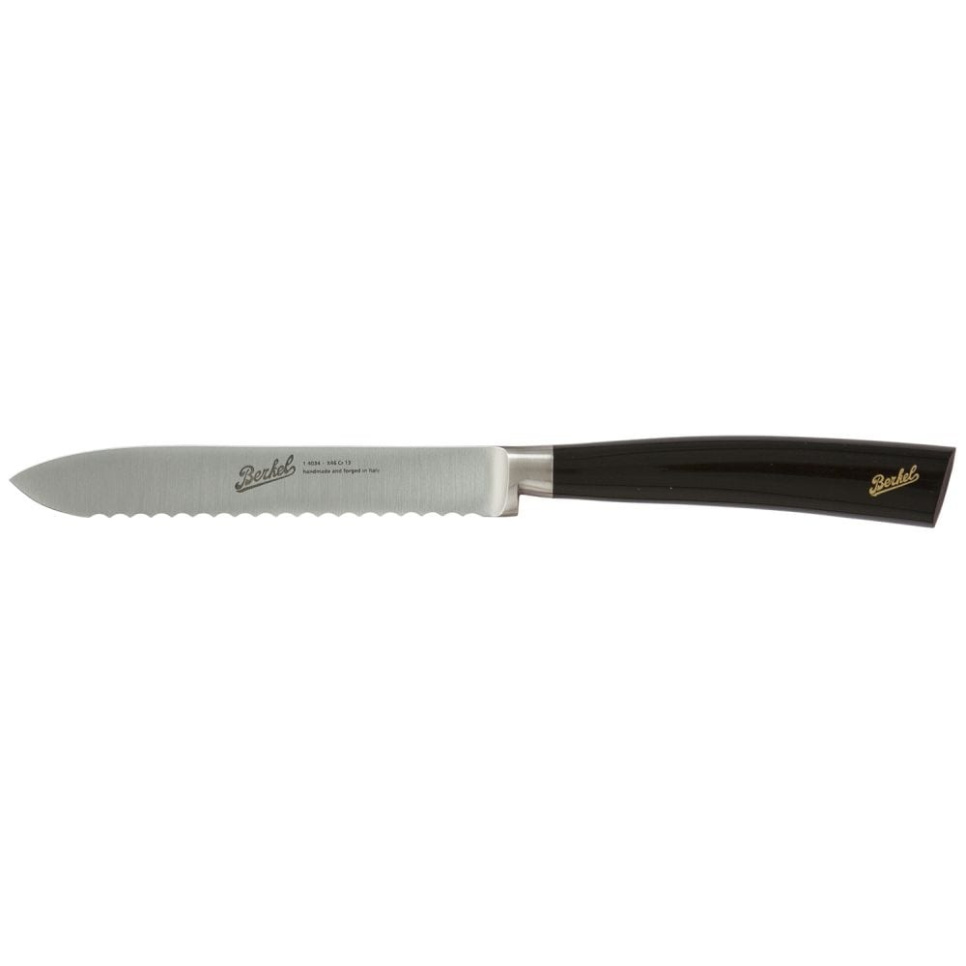 Allzweckmesser, 12 cm, Elegance Glossy Black - Berkel in der Gruppe Kochen / Küchenmesser / Gebrauchsmesser bei The Kitchen Lab (1870-23941)