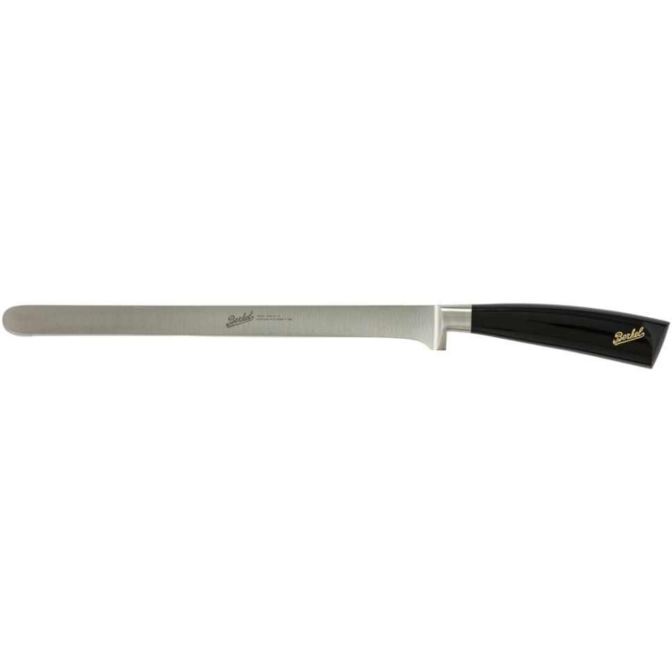 Ham knife, 26 cm, Elegance Glossy Black - Berkel in the group Cooking / Kitchen knives / Salmon & ham knives at KitchenLab (1870-23950)