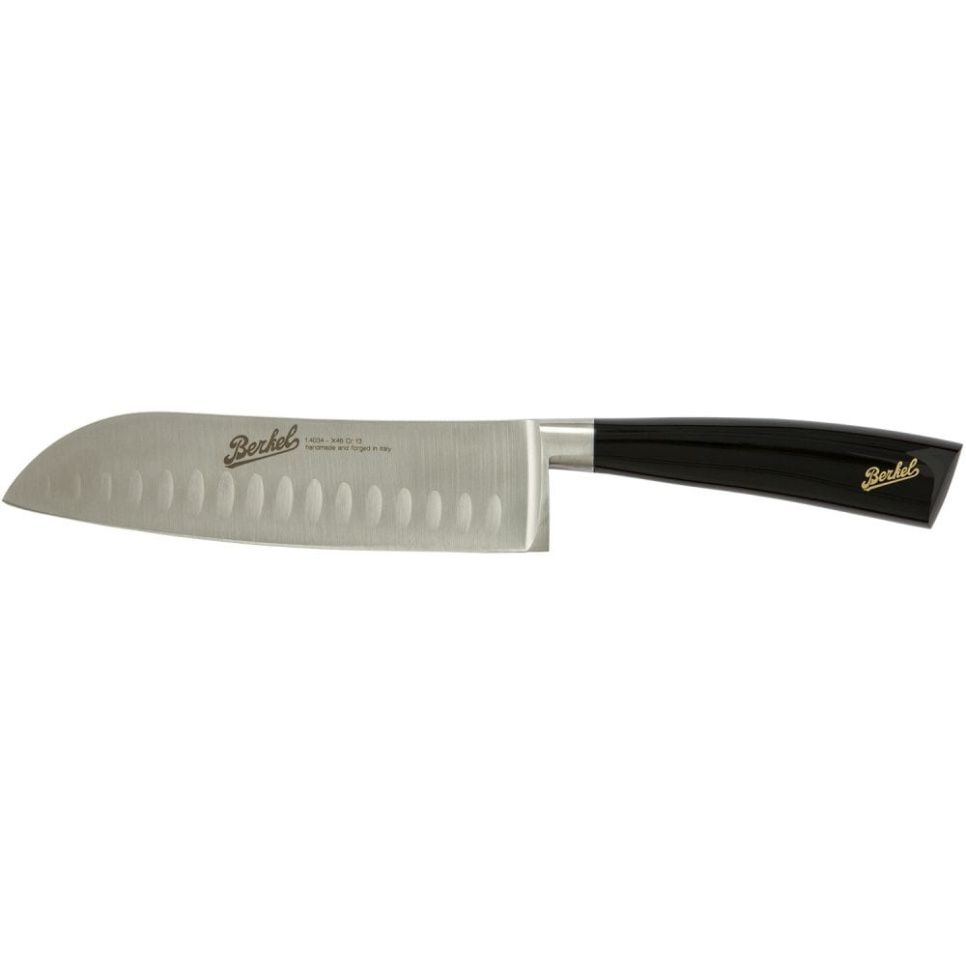 Santokumesser, 18 cm, Elegance Glossy Black - Berkel in der Gruppe Kochen / Küchenmesser / Santoku-Messer bei The Kitchen Lab (1870-23953)