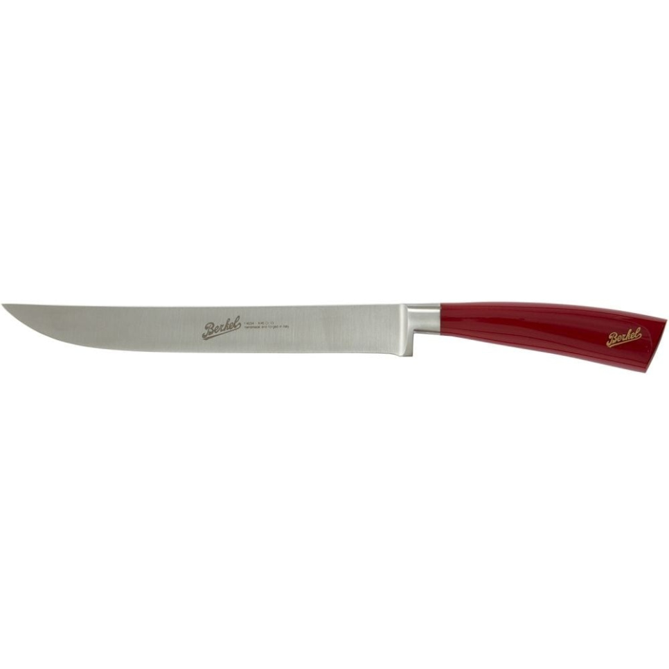 Trancher knife, 22 cm, Elegance Red - Berkel in the group Cooking / Kitchen knives / Trancher knives at KitchenLab (1870-23960)
