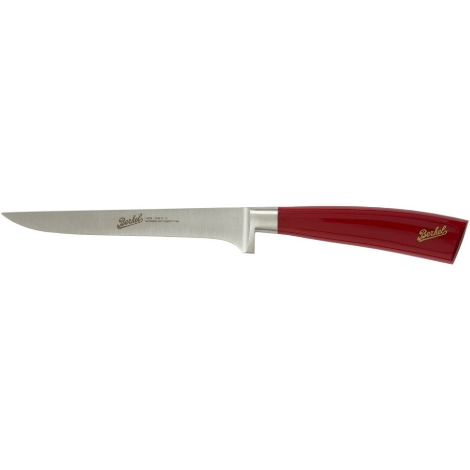 Boning knife, 16 cm, Elegance Red - Berkel in the group Cooking / Kitchen knives / Boning knives at KitchenLab (1870-23964)