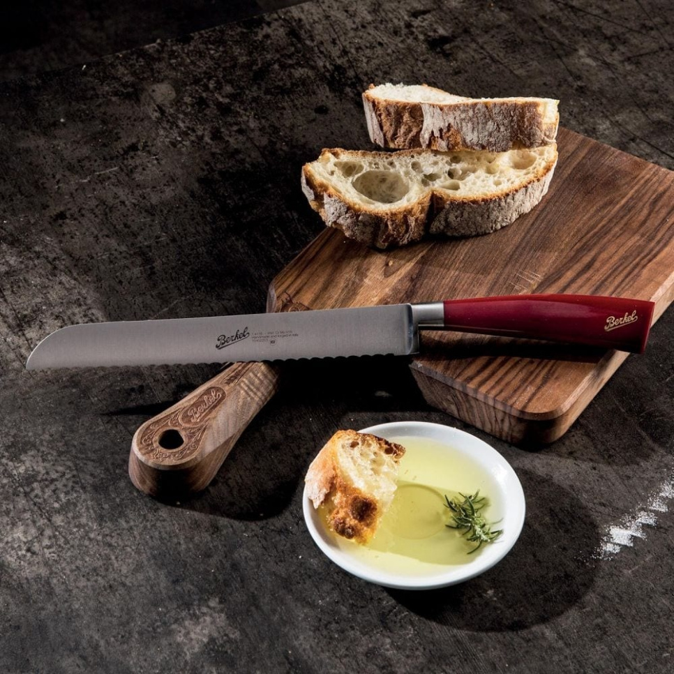 Couteau à pain, 22 cm, Elegance Rouge - Berkel