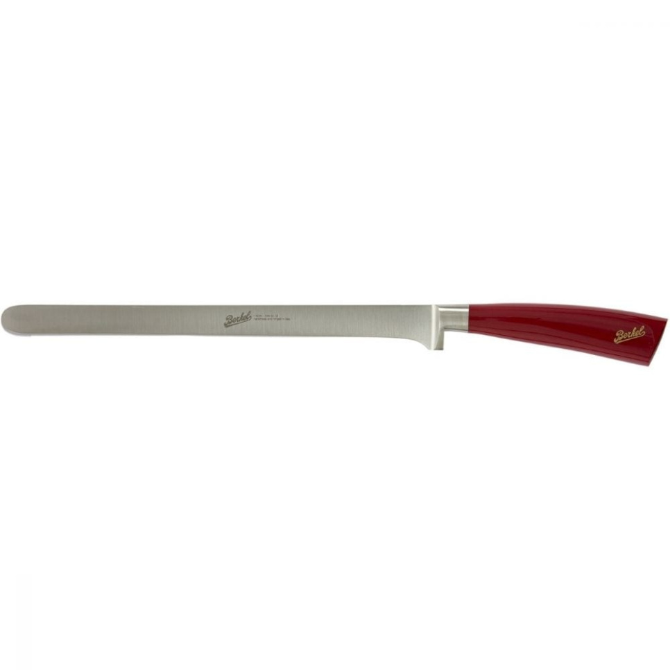 Schinkenmesser, 26 cm, Elegance Red - Berkel in der Gruppe Kochen / Küchenmesser / Lachs- und Schinkenmesser bei The Kitchen Lab (1870-23967)