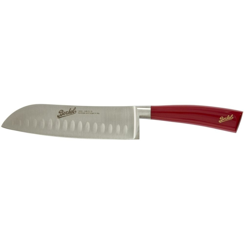 Santoku knife, 18 cm, Elegance Red - Berkel in the group Cooking / Kitchen knives / Santoku knives at KitchenLab (1870-23970)