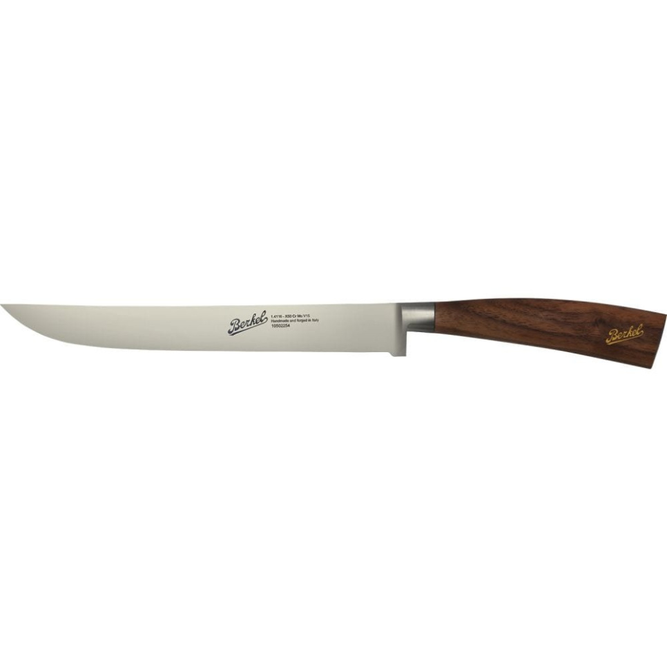 Carving knife, 22 cm, Elegance Walnut - Berkel in the group Cooking / Kitchen knives / Trancher knives at KitchenLab (1870-23973)