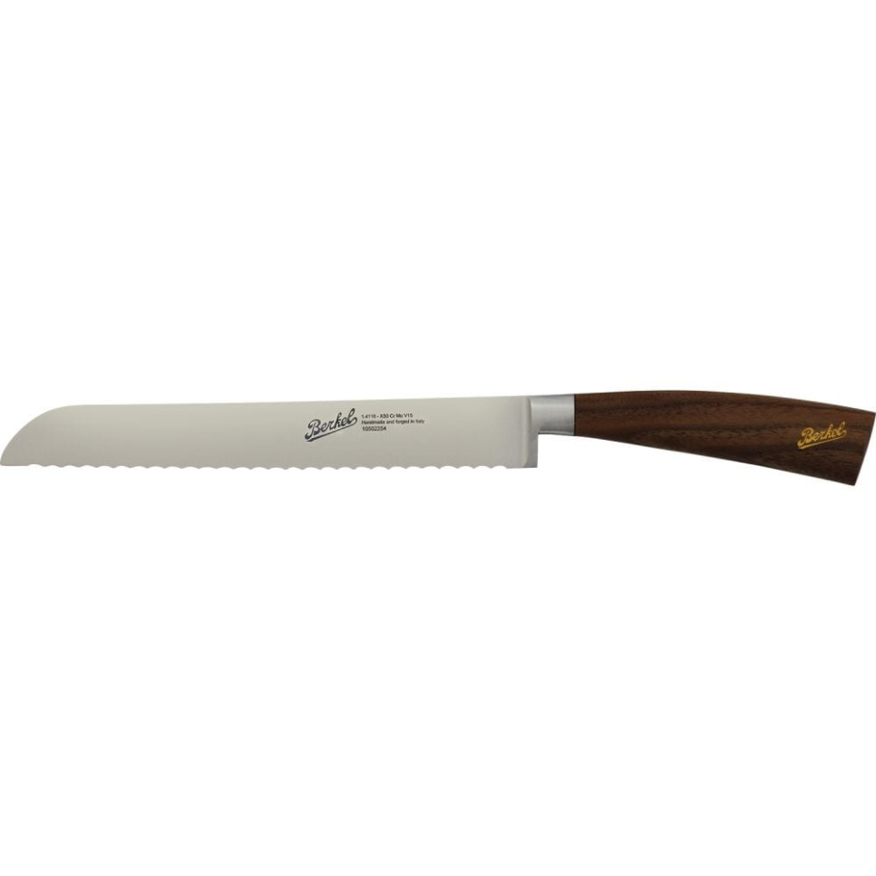 Bread knife, 22 cm, Elegance Walnut - Berkel in the group Cooking / Kitchen knives / Bread knives at KitchenLab (1870-23977)