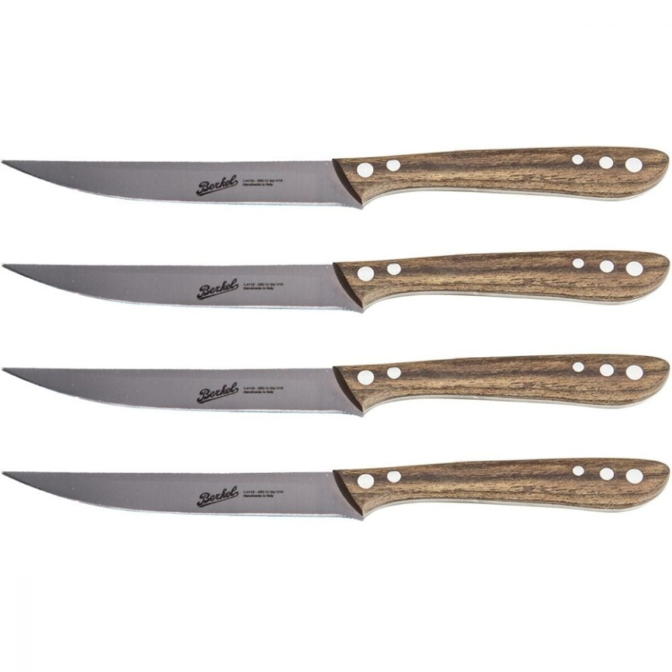 Steak knives, 4-pack, Maxi rosewood - Berkel in the group Cooking / Kitchen knives / Knife set at KitchenLab (1870-23994)