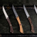 Folding knife, 12 cm, with olive wood handle - Berkel