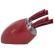 Knife block in leather with five knives, Elegance Red - Berkel