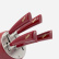 Knife block in leather with five knives, Elegance Red - Berkel